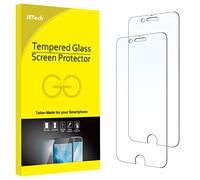 JETech Screen Protector for iPhone 8 Plus and iPhone 7 Plus 5.5-Inch, Tempered Glass Film, 2-Pack