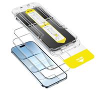 JETech Screen Protector for iPhone Air, 10-Second Super Easy Installation Kit with One-Step Alignment Tray, Anti-Fingerprint Tempered Glass Film, Case-Friendly, HD Clear, 6.5'' Display, 2-Pack