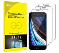 JETech Screen Protector for iPhone SE 3/2 (2022/2020), 3-Pack