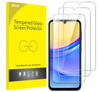 JETech Screen Protector for Samsung Galaxy A15 4G / 5G 6.5-Inch, 9H Tempered Glass Film, Anti-Scratch, HD Clear, 3-Pack