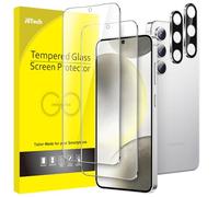 JETech Screen Protector for Samsung Galaxy S24 5G 6.2-Inch with Camera Lens Protector, Tempered Glass Film, Fingerprint ID Compatible, HD Clear, 2-Pack Each
