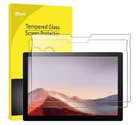 JETech Screen Protector for Surface Pro 7 Plus/Surface Pro 7 12.3-Inch, 9H Tempered Glass Film, Support Surface Pen, HD Clear, 2-Pack