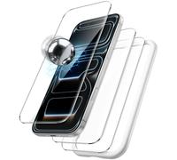 JETech Shatterproof Screen Protector for iPhone 17 Pro Max 6.9-Inch, 9H+ Tempered Glass Military Grade Film with Easy Installation Tool, Case-Friendly, HD Clear, 3-Pack