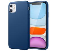 JETech Silicone Case for iPhone 11, Blue Cobalt | Silky Soft Touch, Shockproof Protection, Scratch Resistant, Microfiber Lining