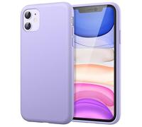 JETech Silicone Case for iPhone 11, Purple | Silky Soft Touch, Shockproof Protection, Scratch Resistant, Microfiber Lining