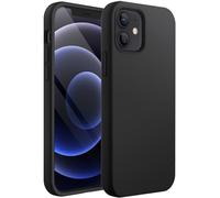 JETech Silicone Case for iPhone 12/12 Pro, Black