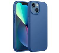 JETech Silicone Case for iPhone 13, Blue Jay | Silky Soft Touch, Shockproof Protection, Scratch Resistant, Microfiber Lining