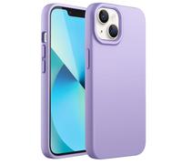JETech Silicone Case for iPhone 13, Light Purple | Silky Soft Touch, Shockproof Protection, Scratch Resistant, Microfiber Lining