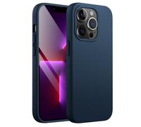 JETech Silicone Case for iPhone 13 Pro, Navy | Silky Soft Touch, Shockproof Protection, Scratch Resistant, Microfiber Lining