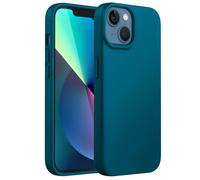 JETech Silicone Case for iPhone 13, Teal | Silky Soft Touch, Shockproof Protection, Scratch Resistant, Microfiber Lining