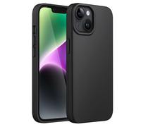 JETech Silicone Case for iPhone 14, Black | Silky Soft Touch, Shockproof Protection, Scratch Resistant, Microfiber Lining