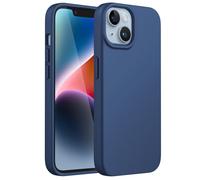JETech Silicone Case for iPhone 14 Plus, Cobalt Blue | Silky Soft Touch, Shockproof Protection, Scratch Resistant, Microfiber Lining