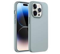 JETech Silicone Case for iPhone 14 Pro, Succulent | Silky Soft Touch, Shockproof Protection, Scratch Resistant, Microfiber Lining