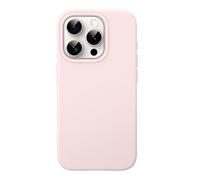 JETech Silicone Case for iPhone 15 Pro, Light Pink | Silky Soft Touch, Shockproof Protection, Scratch Resistant, Microfiber Lining