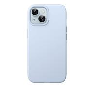 JETech Silicone Case for iPhone 15, Sky Blue | Silky Soft Touch, Shockproof Protection, Scratch Resistant, Microfiber Lining