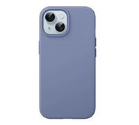 JETech Silicone Case for iPhone 15, Winter Blue | Silky Soft Touch, Shockproof Protection, Scratch Resistant, Microfiber Lining