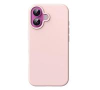 JETech Silicone Case for iPhone 16, Light Pink | Silky Soft Touch, Shockproof Protection, Scratch Resistant, Microfiber Lining