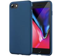 JETech Silicone Case for iPhone SE 3/2, iPhone 8/7, Cobalt Blue | Silky Soft Touch, Shockproof Protection, Scratch Resistant, Microfiber Lining