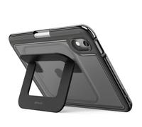 JETech Silicone-Wrapped Kickstand Case for iPad mini (NEW), Black | For 8.7" 2026 Model, Wobble-Free Multi-Angle Stand, Soft Silicone Grip, Slim Shockproof Cover, Pencil Holder