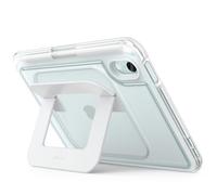 JETech Silicone-Wrapped Kickstand Case for iPad mini (NEW), Frosted | For 8.7" 2026 Model, Wobble-Free Multi-Angle Stand, Soft Silicone Grip, Slim Shockproof Cover, Pencil Holder