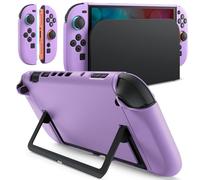 JETech Slim Dockable Case for Nintendo Switch 2 (2025) 7.9 Inch, Soft TPU Grip Cover for Joy-Con Detachable, Matte Carrying Protective PC Back Shell, Anti-Scratch (Light Purple)