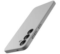 JETech Slim Fit Case for Samsung Galaxy S25 5G, Camera Lens Full Protection, Soft TPU Thin Protective Phone Cover with Matte Finish, Shockproof (Silver Shadow)