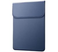 JETech Slim Laptop Sleeve for MacBook Air 13-Inch (M4/M3/M2) 2022-2025, MacBook Pro 13-Inch (M2/M1) 2016-2022, PU Leather Case (Navy)