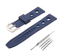 JETHENG 22mm24mm Men's rubber watch strap compatible with Breitling Avenger Super Marine Yellow Wolf Outdoor Sports waterproof Silicone watch bands Women's buckle wristband bracelet