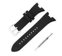 JETHENG Men's Rubber Strap Replacement for 22mm Armani Exchange AX Series AX1040 AX1041 AX1042 AX1050 AX1067 AX1068 AX1070 AX1084 AX1089 AX1090 AX1106