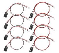 JETHMA 4Pcs IR Break Beam Sensor, 5mm LEDs Split Through-Beam Photoelectric Switch (DC 3-5V), NPN Normally Open Distance Motion Sensor for Arduino, Raspberry Pi, DIY Automation & Counting
