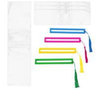 JETHMA Mahjong Card Sleeve Positioning Set Includes 4Pcs Mahjong Card Sleeve and 4Pcs Line Finder Use Together to Quickly Identify Winning Combinations(Transparent Color)