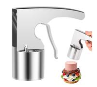 JETHMA Stainless Steel Ice Cream Scoop with Trigger Release Ergonomic Long Lever Handle Non Stick Ball Maker Dessert Scooper for Melon Ball Fruit Baby Food Dishwasher Safe(Silver,1PCS)
