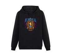 Jethro Tull Band Hoodies Long Sleeve Pullover Loose Hoody Men Sweatershirt Size XL Black