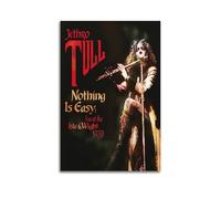 Jethro Tull - Nothing Is Easy Print Album Cover Signed Limited Poster,Music Cover Posters,Pop Hip Hop Rap Singer Star Music Poster Aesthetic Canvas Wall Art for Girl And Boy Teens Dorm Decor 12x18inch