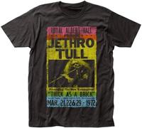 Jethro Tull Royal AlHall T Shirt Mens Rock N Roll Music Tee Black