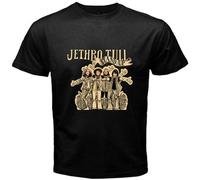 Jethro Tull Stand Up Rock Folk Band Men's Tee T-Shirt Size XXL Black