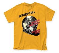 Jethro Tull Too Old to Rock 'n' Roll Too Young to Die Album Cover T-Shirt Top Yellow