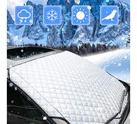 Jetisva Car Windscreen Covers Frost Thick Car Screen Cover Anti Fog Car Windshield Cover Protector Front SUV Cars Window Snow Cover for Winter Against Ice Sun UV Dust Water 147x100cm