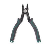 Jetisva Precision Wire Strippers Electrical Side Wire Cutters Heavy Duty Small Cable Cutters Flush Cutting Pliers Cable Snips with Anti-Slip Handle and Spring for 10-20 AWG Stranded Copper Craft