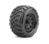 Jetko EX Tyre MT King Cobra Black Wheel 2.8 12/14/17mm Hex (2) JK2802CB