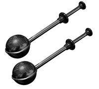 JETKONG Baker's Dusting Wand for Sugar, Flour and Spices, Stainless Steel Powdered Sugar Shaker Duster Sifter, Set of 2 (Black)