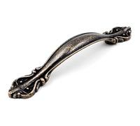 JETLAND Cabinet Hardware Handle Pull - 5-Pack, Antique Bronze, 2-1/2" (64mm) Hole Centers, PW8803AQ64