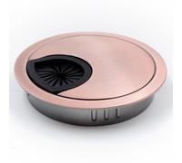 Jetland Desk Grommet for Wire Organizer - Copper Red, 2-3/8" Hole, GCR60, 2-Pack