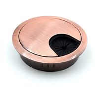 Jetland Desk Grommet for Wire Organizer - Copper Red, Fits 2" Hole, GCR53, 2-Pack