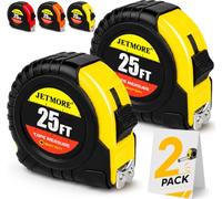 JETMORE 2 Pack Tape Measure, Measuring Tape Retractable with Fractions