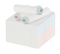 JETOP 20 Pack Muslin Face Cloths, Reusable Face Cloth 30x30cm/11.8x11.8in