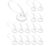 JETOP 50 Pcs Fish Tank Suction Cups, Aquarium Suction Cups with 100 Pcs Adjustable Zip Ties Fish Tank Accessories Small Suction Cups for Aquarium Moss Plants Air Pump Tube Fairy Lights Christmas Light