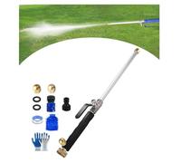 Jetson High Pressure Water Gun, Jetsono Pressure Washer, with 2 Jet Different Nozzle and Hose Quick Connectors, 2-in-1 High Pressure Power Washer Wand (Black)