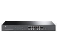 JetStream 16 Port Gigabit PoE Smart Switch with 2 SFP Slots - TL-SG2218P