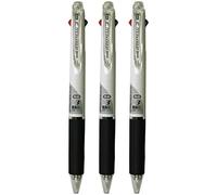 jetstream Set of 3 3 Colour Ballpoint Pen - 0.5 mm, Black Blue Red Ink, White (SXE340005.1)